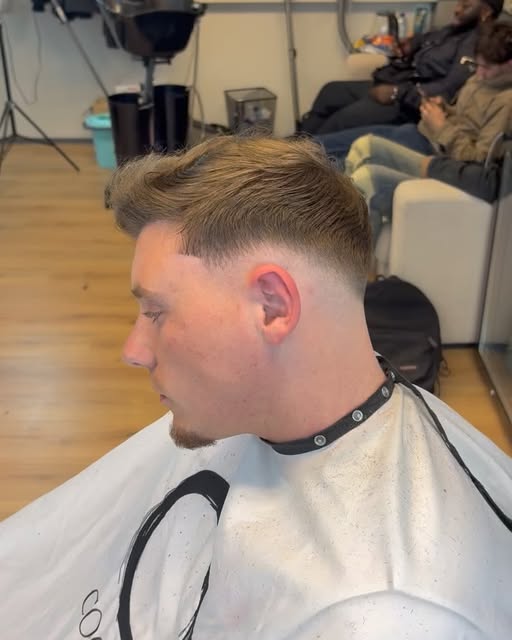 Low fade met een getextureerde bovenkant